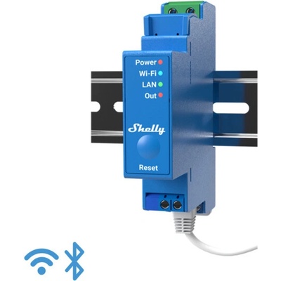SHELLY PRO 1 Spínací modul na DIN lištu 1kanálový, LAN, WiFi, Bluetooth