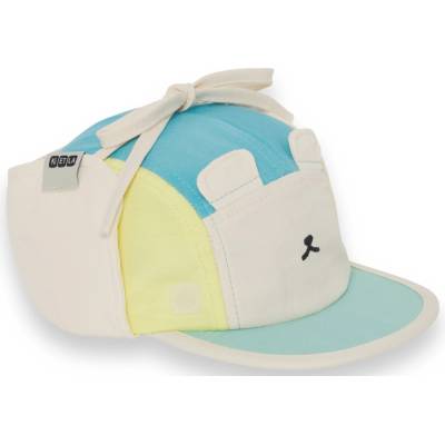 Ki ET LA Кемпер шапка със защита Ki ET LA - UPF 50+, 2-4 г, Bear Blue (HFUNCAMPCOUBLUE52)