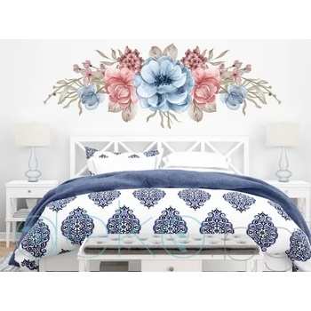 Image 1 of Букет цветя - стикер с ефект на акварелна рисунка (3193)