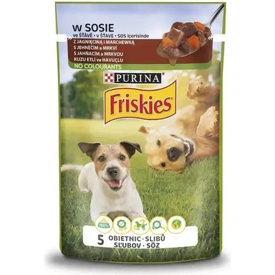 Friskies Adult VitaFit консерви с агнешко и моркови в сос 85 г