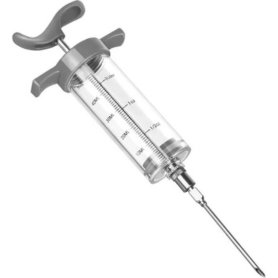Injektor na maso pro vstříknutí marinády + 3 jehly - Ruhhy