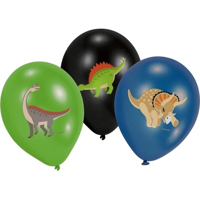 Amscan Latexové balonky Happy Dino 28 cm