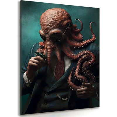 Obraz zvířecí gangster chobotnice - 40x60