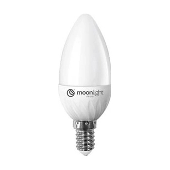 Moonlight LED žárovka E14 220-240V 3W 240lm 6000k studená 50000h 2835 37mm/100mm