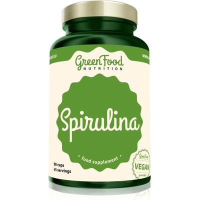 GreenFood Nutrition Spirulina kapsuly pre vašu pohodu 98 g