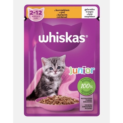 Whiskas Junior s kuřecím jelly 85 g