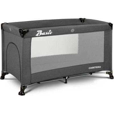 Caretero Сгъваема Кошара За Пътуване 1 Ниво Basic Graphite Caretero