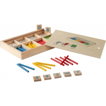 Montessori Playtive Dřevěná motorická hra (čísla)