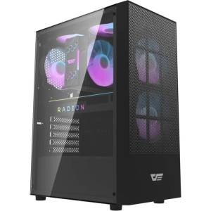 Ion Computers Геймърски компютър ION Darkflash A290 Black с процесор AMD Ryzen 3 3200G, вградено видео ядро, RAM памет 8GB DDR4 3200MHz, SSD 512GB NVMe M. 2 PCIe (c006913)