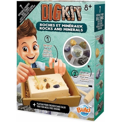 Buki Malý archeológ SKALY A MINERÁLNE LÁTKY