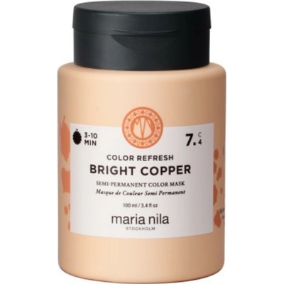 Maria Nila Colour Refresh vyživující a barvicí maska na vlasy 100 ml odtstín 7.40 Bright Copper pro ženy