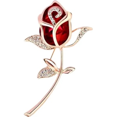 Gaira brož Květ 3458 červená
