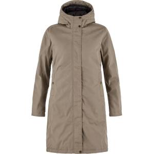 Fjall Raven Дамско палто Fjällräven Women's Kiruna Hydratic Padded Parka Coat - Suede Brown (102-5448-0313)