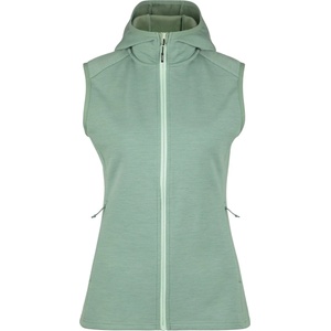 Stoic Дамски вълнен елек Stoic Women's MerinoFleece335 KuolpaSt. II Vest with Hood Merino vest - Iceberg Green - размер 3XL (132-1490-0217)