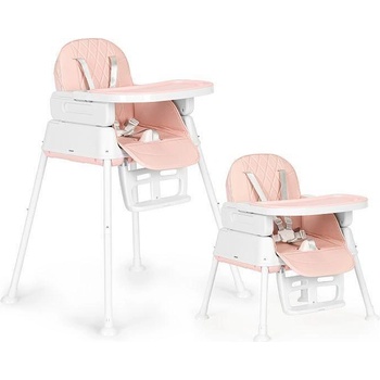 ECOTOYS Сгъваем детски стол за хранене 3 в 1 ecotoys (ha-009 pink)
