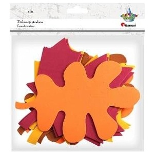 TITANUM Foam decorations liscie mix 8pcs