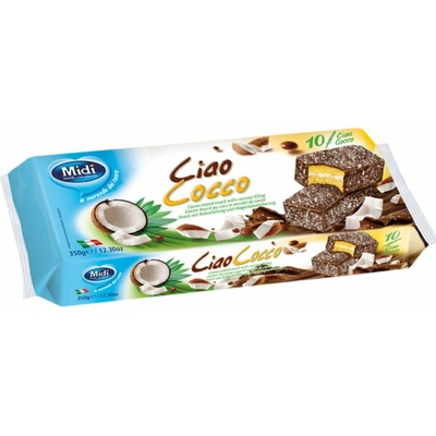 Midi koláčiky s kokosovou náplňou 350 g