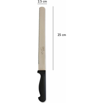 Cakesupplies nôž 25,5 cm vlnka
