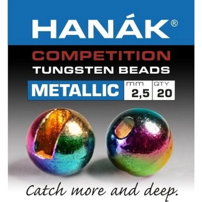 Hanák Competition Tungstenové Hlavičky Metallic Duhové 2,0 mm