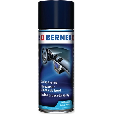 Berner Cockpit sprej na plasty hedvábně lesklý 400 ml