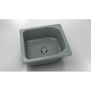 FAT Mивка Classic 209, Granicite, 251 City Grey, с включен сифон Мивка за вграждане