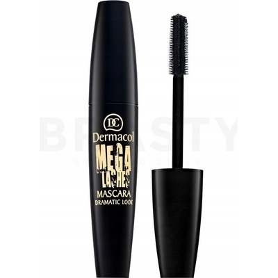 Dermacol Mega Lashes Super Volume řasenka Black 13 ml – Zboží Dáma