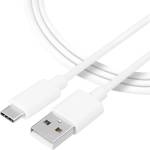 Tactical синхронизиращ и заряден кабел USB - A / USB - C - 0.33м - Бяла KP26380