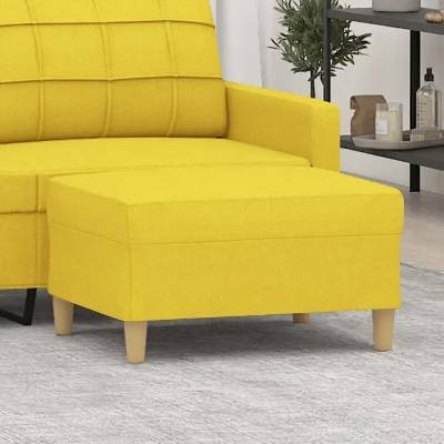 vidaXL Podnožka světle žlutá 70 x 55 x 41 cm textil-349276