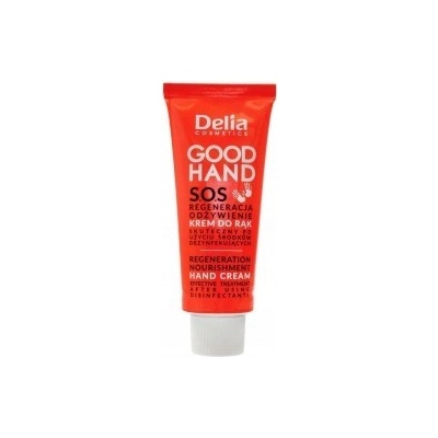 Delia Cosmetics SOS Good Hand Regeneration Nourishment krém na ruce po používání dezinfekčních přípravků 75 ml