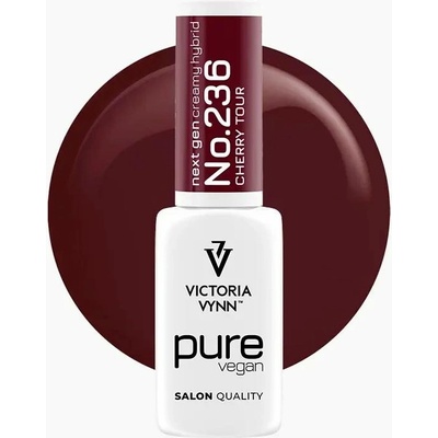 Victoria Vynn Pure Creamy Hybrid 236 cherry tour hybridní lak 8 ml