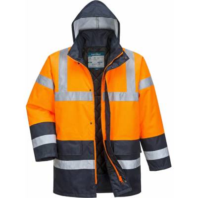 Portwest Bunda ES466 ES1 Essential Hi-Vis Contrast Traffic reflexní zimní žltá/navy