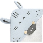 KikkaBoo Хавлия с качулка KikkaBoo Stripy Friends - Тери, 90 х 90 cm (31104010070) - ozone
