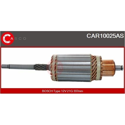 Rotor, štartér CASCO CAR10025AS