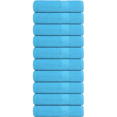 vidaXL Кърпи за баня FROGN 10 бр. Тюркоазени 100x150 см 360 г/м2 (136982)
