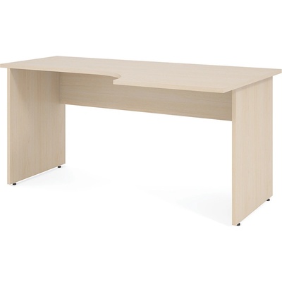 Lenza Ergonomický stůl Impress 160 x 90 cm, pravý, javor