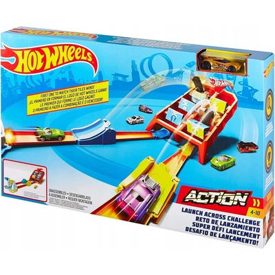 Hot Wheels Autodráha Launch Across Challenge GBF89
