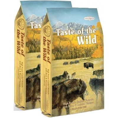 Taste of the Wild High Praire Canine 2 x 5,6 kg