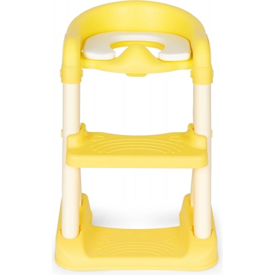 ECOTOYS HA-P23S Dětské WC sedátko se schůdky žluté
