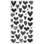 Arpex Glamour heart stickers WA9953