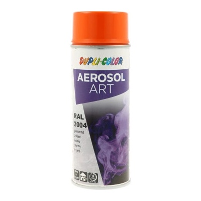 Dupli-color Aerosol Art RAL 2004 oranžová pravá 400 ml lesklý