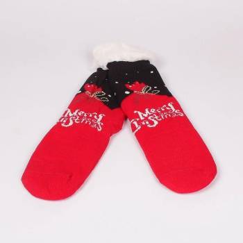 Image 1 of Мъжки коледни чорапи в червено и черно