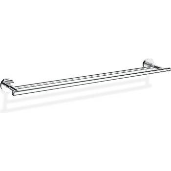 DECOR WALTHER Закачалка на релса за кърпи Basic двойна 65 см хром (0531700)