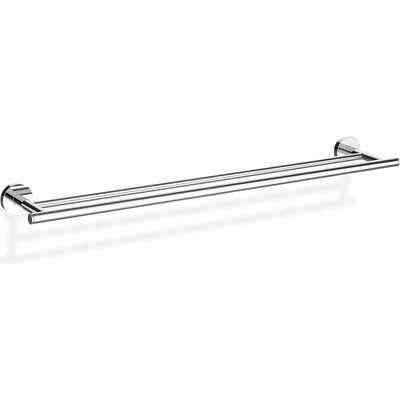 DECOR WALTHER Закачалка на релса за кърпи Basic двойна 65 см хром (0531700)