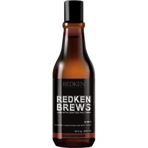 Redken Brews 3-In-1 Shampoo, Conditioner & Body Wash 300 ml