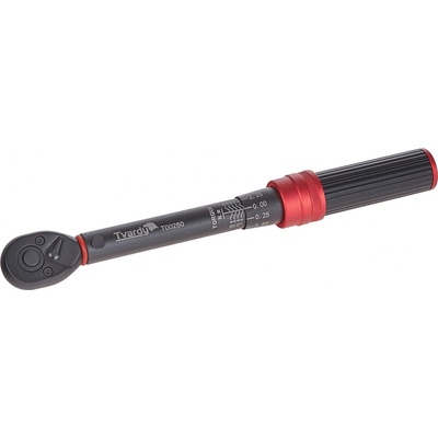 Momentový klíč 1/4", 5-25 Nm, s přepínací ráčnou, přesný (+-3%), kalibrovaný - Tvardy