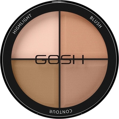 Gosh Contour´n Strobe Kit konturovací paletka 001 Light 15 g – Zboží Mobilmania