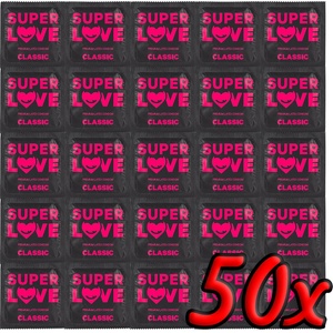 SuperLove Premium Latex Condoms Classic 50 pack