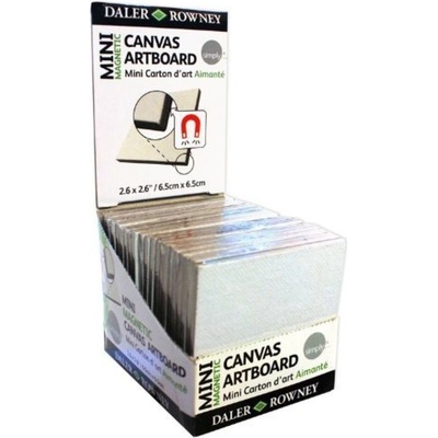 Šepsované plátno s magnetem mini rozměrů 6,5 / 6,5 cm s magnetem 6,5 / 6,5 cm: deska – Zboží Dáma