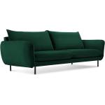 Cosmopolitan Design Тъмнозелен кадифен диван 200 cm Vienna - Cosmopolitan Design (COS_3S_51_F1_VIENNA5)