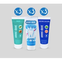 Emag Germany XXL výhodné balení 9x emmi dent fresh natur whitening 9 ks